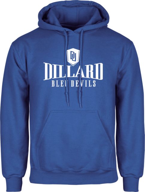 Dillard Fleece Hoodie Dillard Bleu Devils with DU Shield - ONLINE ONLY