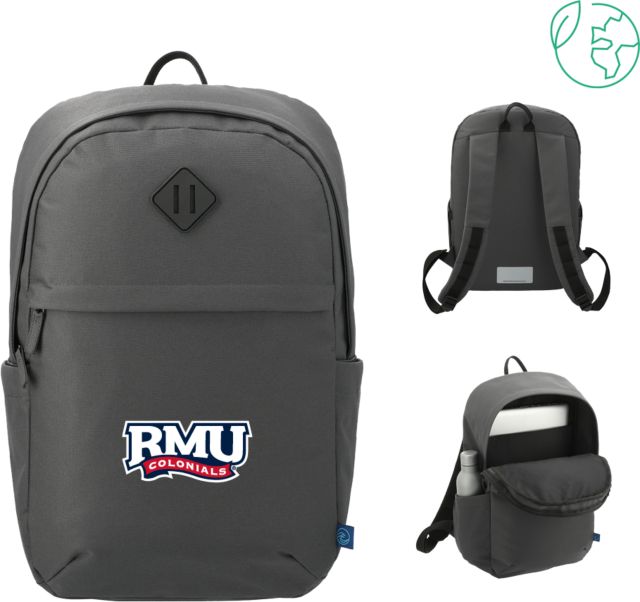Robert Morris Repreve Ocean Commuter Computer Backpack RMU Colonials