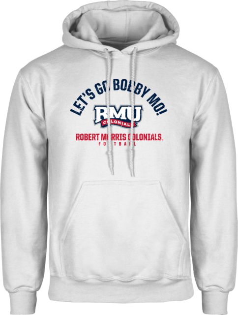 Robert Morris University Colonials Football Let's Go Bobby Mo Fleece Hooded Sweatshirt