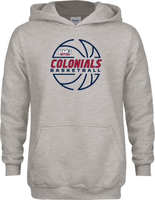 Robert Morris University Colonials Basketball Youth Fleece Hooded Sweatshirt