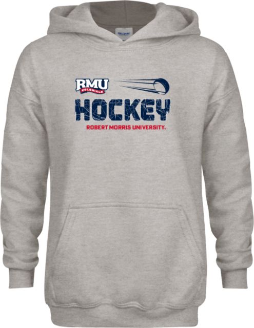 Robert Morris University Colonials Hockey Youth Fleece Hooded Sweatshirt
