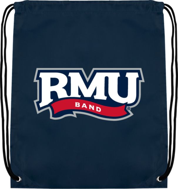 Robert Morris Drawstring Backpack RMU Band
