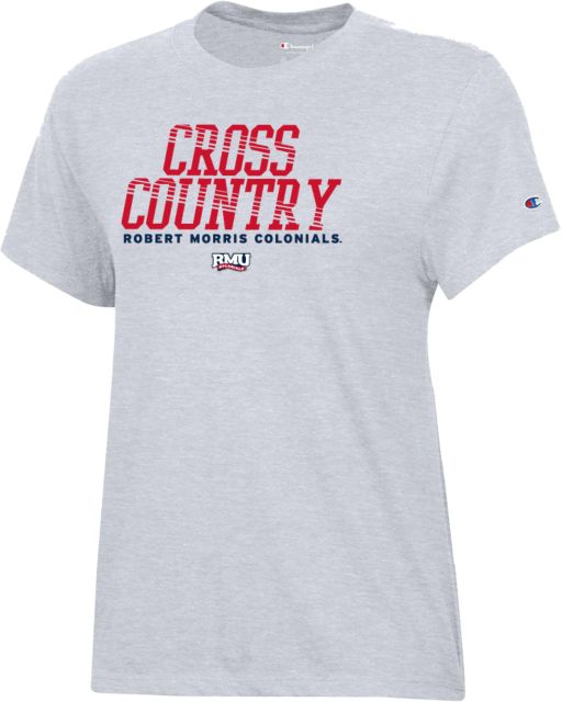 Robert Morris Champion Womens Oxford Core Short Sleeve Tee Robert Morris Cross Country