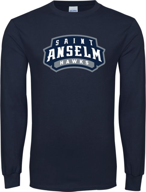 Saint Anselm Long Sleeve T Shirt Saint Anselm Hawks Mark - ONLINE ONLY