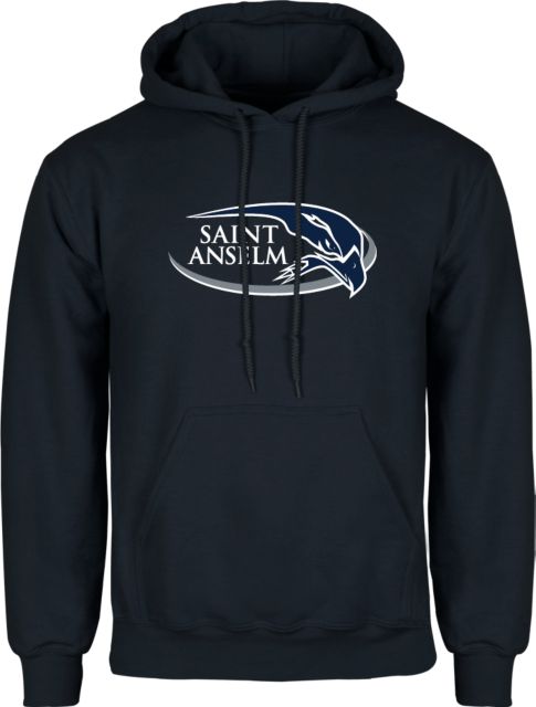 Saint Anselm Fleece Hoodie Athletic Mark Hawk Head - ONLINE ONLY