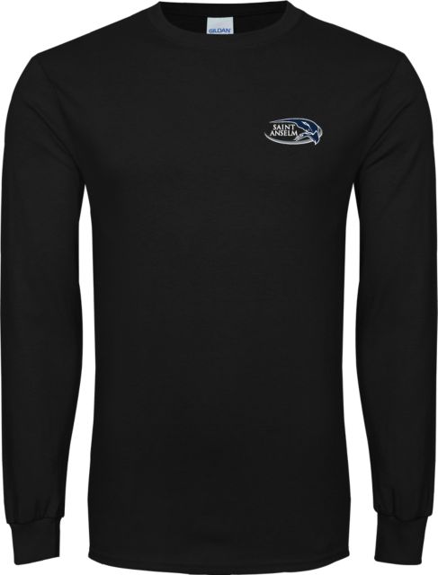 Saint Anselm Long Sleeve T Shirt Athletic Mark Hawk Head - ONLINE ONLY