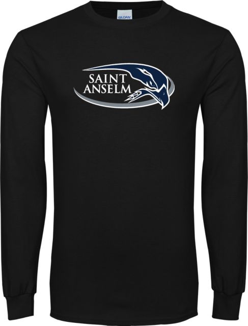 Saint Anselm Long Sleeve T Shirt Athletic Mark Hawk Head - ONLINE ONLY