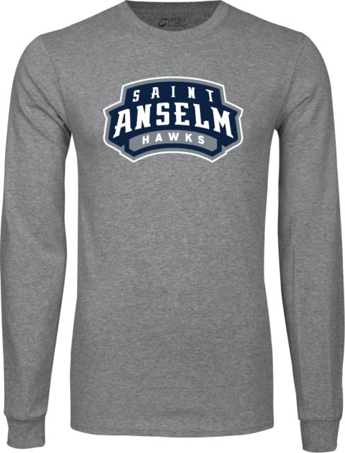 Saint Anselm Long Sleeve T Shirt Saint Anselm Hawks Mark - ONLINE ONLY