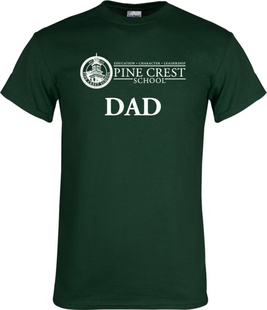 Pine Crest T Shirt Dad Institutional Mark - ONLINE ONLY