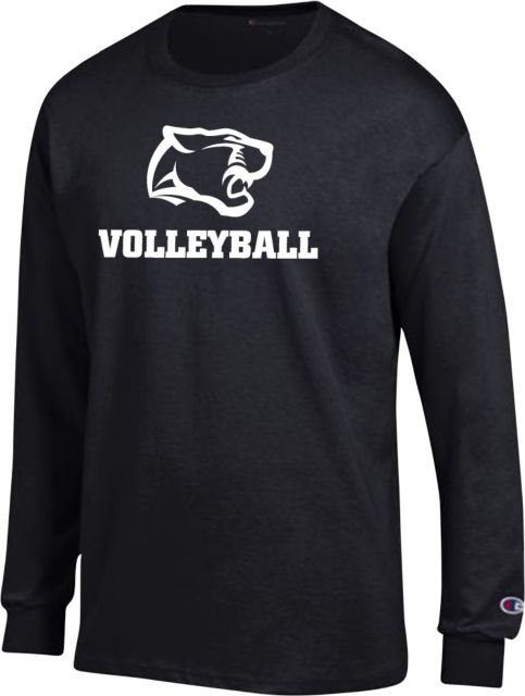 Pine Crest Champion Long Sleeve T Shirt Volleyball Panther Head - ONLINE ONLY