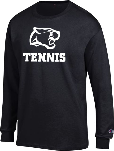 Pine Crest Champion Long Sleeve T Shirt Tennis Panther Head - ONLINE ONLY