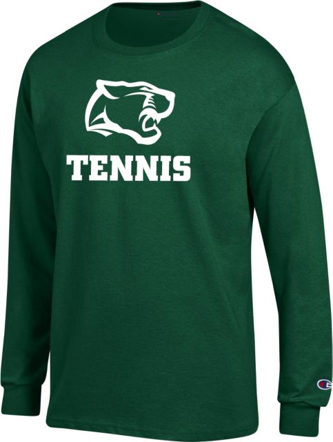Pine Crest Champion Long Sleeve T Shirt Tennis Panther Head - ONLINE ONLY