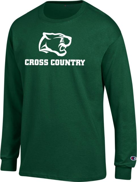 Pine Crest Champion Long Sleeve T Shirt Cross Country Panther Head - ONLINE ONLY
