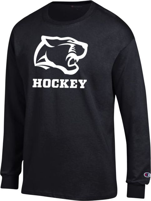 Pine Crest Champion Long Sleeve T Shirt Panther Head Hockey - ONLINE ONLY