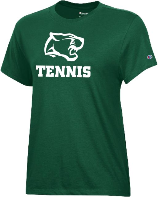 Pine Crest Champion Womens Core Short Sleeve Tee Tennis Panther Head - ONLINE ONLY