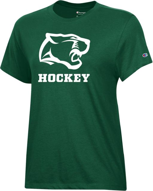 Pine Crest Champion Womens Core Short Sleeve Tee Panther Head Hockey - ONLINE ONLY