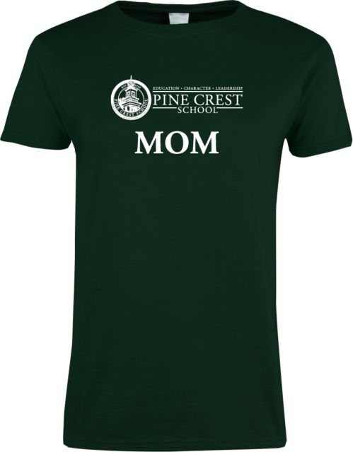Pine Crest Ladies T Shirt Mom Institutional Mark - ONLINE ONLY