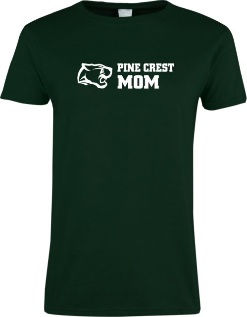 Pine Crest Ladies T Shirt Mom Panther Head - ONLINE ONLY