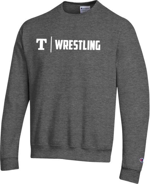 Trine Champion Granite Heather Fleece Crew Wrestling - ONLINE ONLY