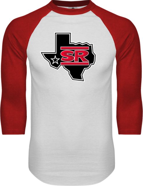 Sul Ross Raglan Baseball T Shirt Primary Mark - ONLINE ONLY