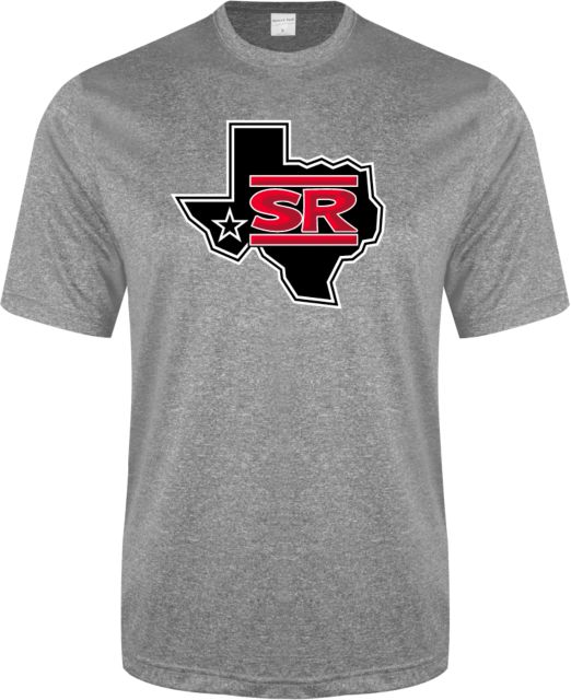 Sul Ross Heather Performance Contender Tee Primary Mark - ONLINE ONLY
