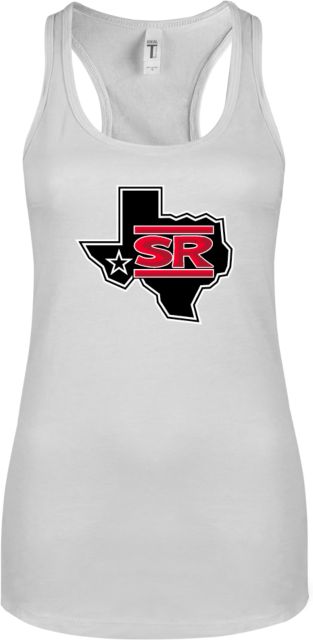 Sul Ross Next Level Racerback Tank White Primary Mark - ONLINE ONLY