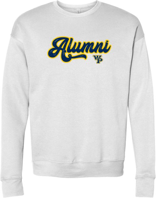 William Penn Bella + Canvas Fleece Crew William Penn - Alumni Vintage Script - ONLINE ONLY