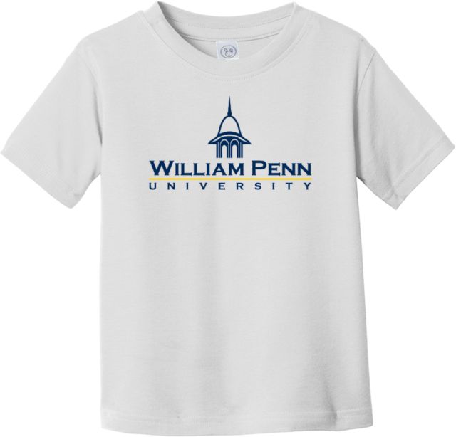 William Penn Toddler T Shirt William Penn University Institutional - ONLINE ONLY