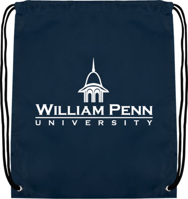 William Penn Drawstring Backpack William Penn University Institutional - ONLINE ONLY