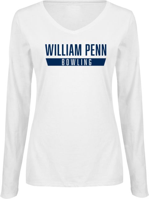 William Penn Womens Long Sleeve V Neck Tee  William Penn - Bowling - ONLINE ONLY
