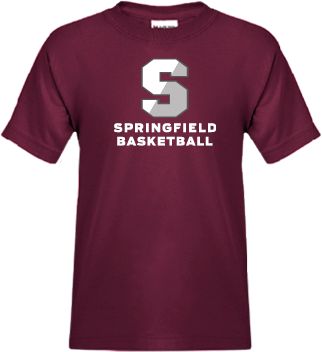 Springfield College Youth T Shirt Basketball - ONLINE ONLY