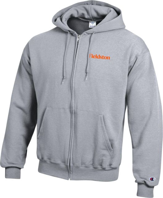 Ethical Culture Champion Full Zip Hood Fieldston Wordmark - ONLINE ONLY