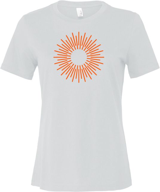 Ethical Culture Bella + Canvas Womens Relaxed Cotton T Shirt ECFS Sun Icon - ONLINE ONLY