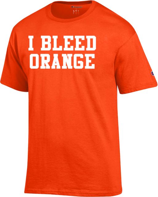 Ethical Culture Champion Orange T Shirt I Bleed Orange - ONLINE ONLY