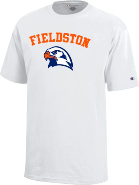Ethical Culture Champion Youth Short Sleeve Tee Fieldston Arched over Eagle Mascot - ONLINE ONLY