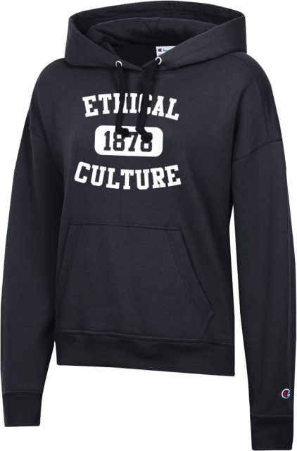 Ethical Culture Champion Womens Powerblend Pullover Hood Ethical Culture Est 1878 - ONLINE ONLY