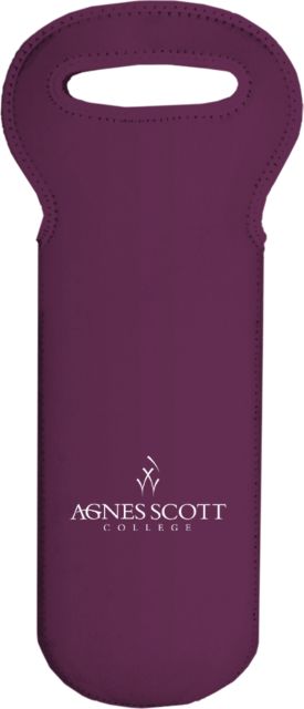 Agnes Scott Full Color Wine Tote Primary Mark - ONLINE ONLY