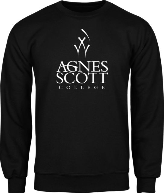 Agnes Scott Fleece Crew Secondary Mark - ONLINE ONLY
