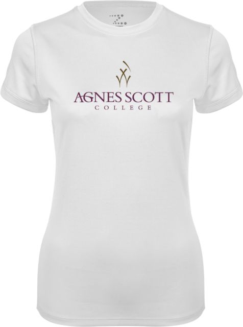 Agnes Scott Ladies Syntrel Performance Tee Primary Mark - ONLINE ONLY
