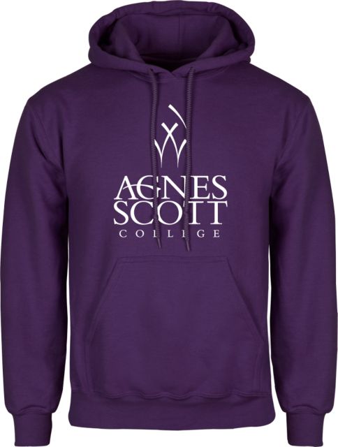 Agnes Scott Fleece Hoodie Secondary Mark - ONLINE ONLY