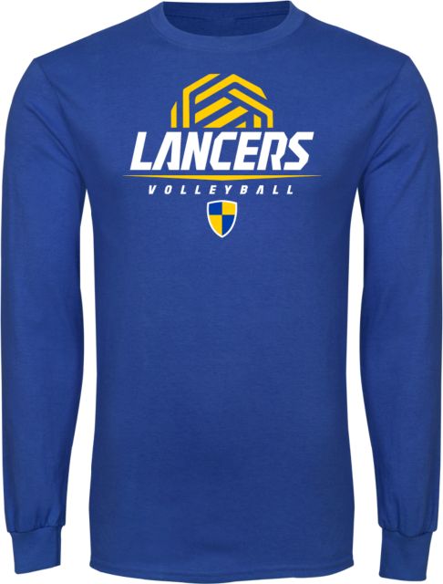 USC Lancaster Long Sleeve T Shirt Lancers Volleyball Half Ball