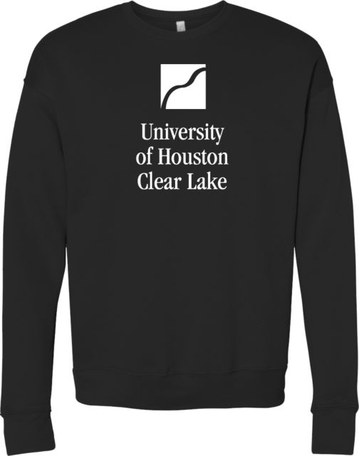 Houston Clear Lake Bella + Canvas Fleece Crew University of Houston-Clear Lake Stacked - ONLINE ONLY