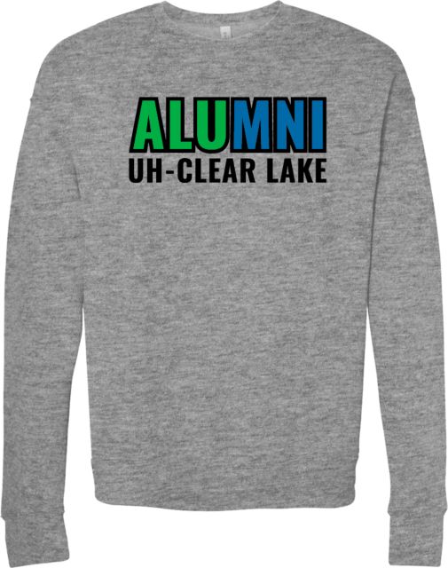 Houston Clear Lake Bella + Canvas Fleece Crew UHCL - Alumni - ONLINE ONLY
