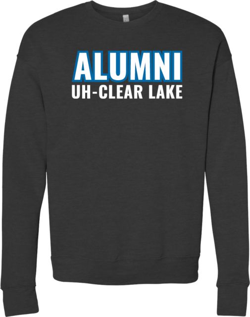 Houston Clear Lake Bella + Canvas Heather Fleece Crew UHCL - Alumni - ONLINE ONLY
