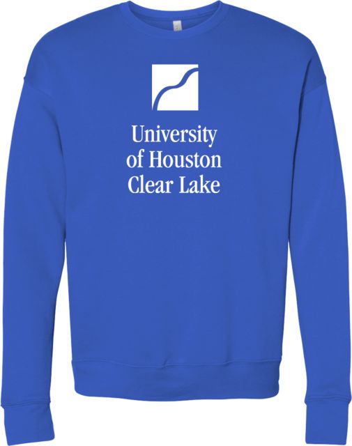 Houston Clear Lake Bella + Canvas Fleece Crew University of Houston-Clear Lake Stacked - ONLINE ONLY