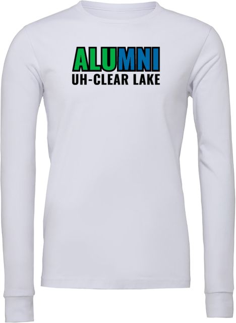 Houston Clear Lake Bella + Canvas Jersey Cotton Long Sleeve T Shirt UHCL - Alumni - ONLINE ONLY