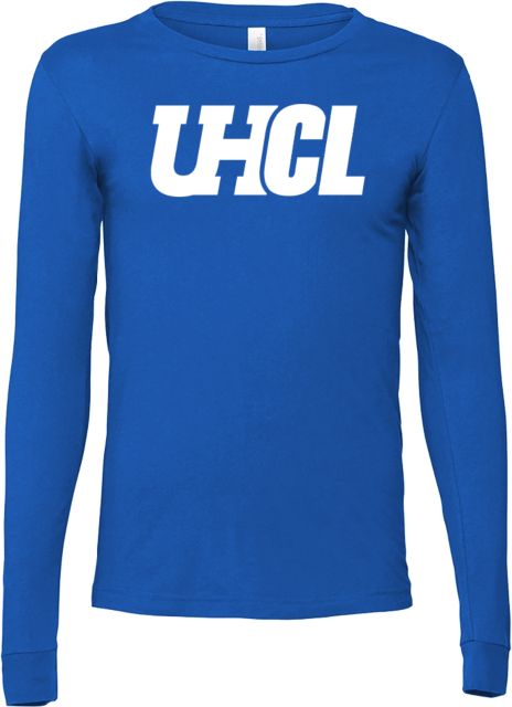 Houston Clear Lake Bella + Canvas Jersey Cotton Long Sleeve T Shirt UHCL - ONLINE ONLY