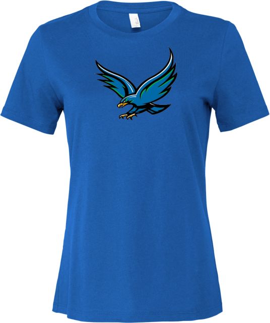 Houston Clear Lake Bella + Canvas Womens Relaxed Cotton T Shirt UHCL - Hawk - ONLINE ONLY