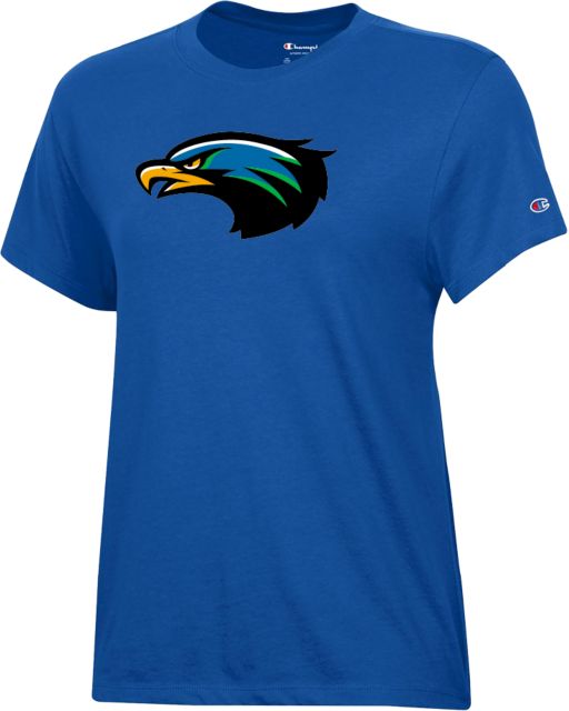 Houston Clear Lake Champion Womens Core Short Sleeve Tee UHCL - Hawk Head - ONLINE ONLY