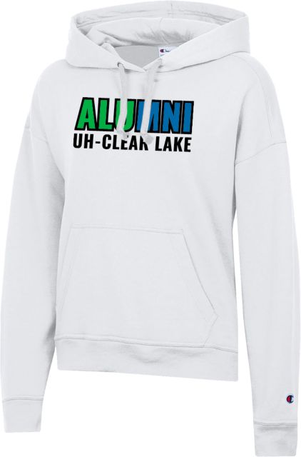 Houston Clear Lake Champion Womens Powerblend Pullover Hood UHCL - Alumni - ONLINE ONLY